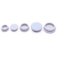 Bouchon en caoutchouc silicone moulé, résistant aux hautes températures, de forme ronde
