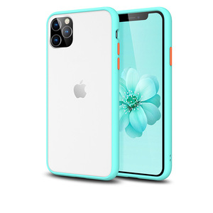 Kualitas baik Untuk iPhone 11 Pro X XR X Max 7 8 Plus Mewah Kontras Warna Matte Hard PC Untuk iPhone 11 Cover