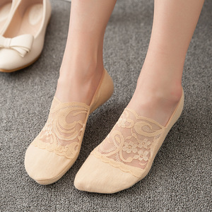 Calzini Invisibili Estivi in Pizzo per Donna, Vendita all'Ingrosso, <span class=keywords><strong>Calze</strong></span> a Maglia Senza Cuciture <span class=keywords><strong>con</strong></span> Funzione Antibatterica - Product Image 4