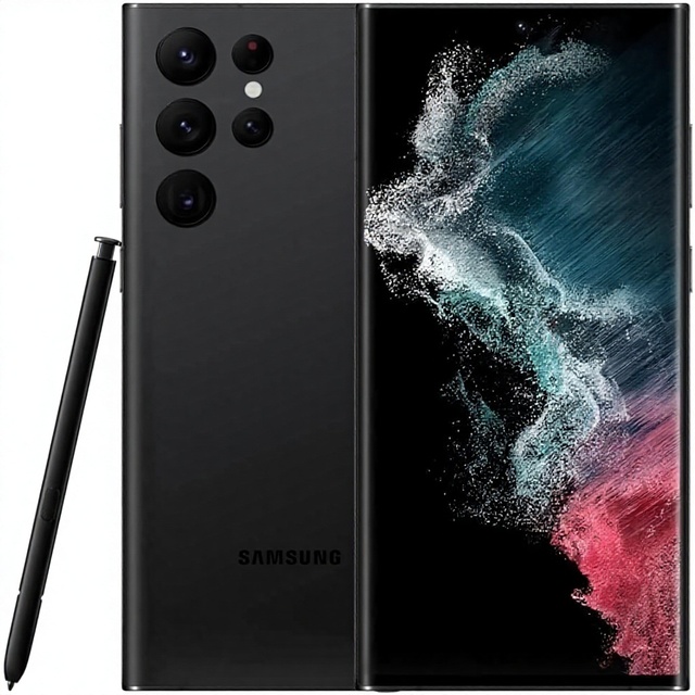 Used for for S22 Ultra 5G US Version 256GB Black Unlocked 8GB RAM 6.8" Screen Excellent Battery Health