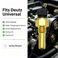 Capteur de température d'eau du liquide de refroidissement du moteur 01182836 compatible avec Deutz Diesel NTC Thermistor Sender Unit