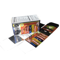 Boîte en papier personnalisée avec logo d'usine, impression de boîte pliante, emballage alimentaire, boîte en papier de qualité alimentaire pour compléments alimentaires, vitamines, cosmétiques, cadeaux