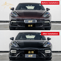 Kit carrosserie PINDUN pour Porsche Panamera 971.1 à Turbo S, kit de conversion pare-chocs avant et arrière