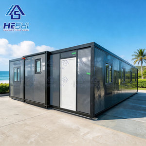 Casa Contenedor Moderna Modificada HESHI, Vivienda Rectangular en Contenedor, Villa Prefabricada Pequeña en Venta - Product Image 1