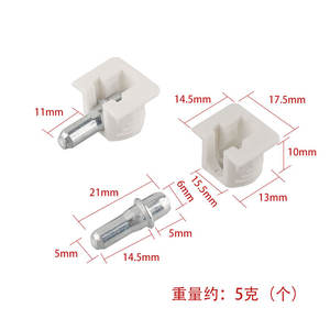 Soporte de tablero divisorio para armario y guardarropa con zapatero oculto, conectores de soporte fuertes dos en uno - Product Image 2