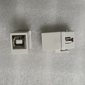 Adaptateur Keystone USB 2.0 Femelle A vers Femelle B Blanc pour Utilisation en Télécommunications - Product Image 2