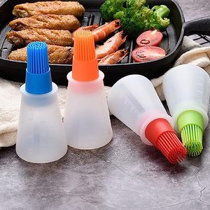 Silicone High Temperature Eco-Friendly Oil <b>Bottle</b> <b>Brush</b> for Barbecue & Baking Easy to Use Kitchen Tool - Product Image 5