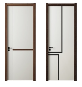 Giải pháp trọn gói Cửa nội thất lắp sẵn đơn giản bằng gỗ, cửa gỗ nội thất nhà hiện đại, nhận đặt làm theo yêu cầu - Product Image 3