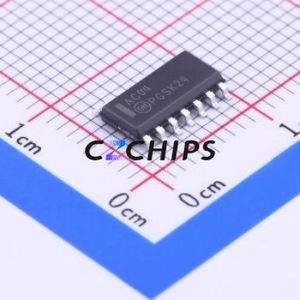 ชิปวงจรรวม SOIC-14 74AC04SCX ใหม่ของแท้ชิปวงจรรวมชิ้นส่วนอิเล็กทรอนิกส์ - Product Image 1