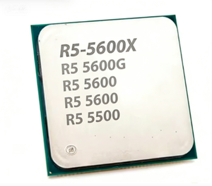 ซีพียู R5 5600X 5600G 5600 5500 ของแท้ใหม่ สำหรับคอมพิวเตอร์ตั้งโต๊ะ 6 คอร์ 12 เธรด ซ็อกเก็ต AM4 ซีพียูมือสองหรือซีพียูใหม่ R5 5 - Product Image 1
