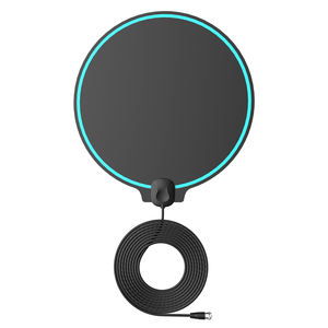 Antena <span class=keywords><strong>de</strong></span> <span class=keywords><strong>Televisión</strong></span> Digital <span class=keywords><strong>Interior</strong></span> 4K 1080P <span class=keywords><strong>de</strong></span> Alta Calidad Antuko, Amplificador con Base Magnética, Certificación CE/FCC/ROHS, Recepción UHF <span class=keywords><strong>de</strong></span> Largo Alcance - Product Image 1