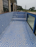 Maßgefertigter Outdoor-Fiberglas-Containerpool, 20ft, 30ft, 40ft Oberirdischer Vorgefertigter Versandcontainer-Swimmingpool
