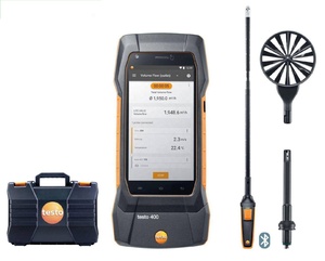 Testo Text 400 Ensemble de mesure pour systèmes de climatisation et de ventilation Sonde de mesure de vitesse du vent 0563 0400 71 - Product Image 1