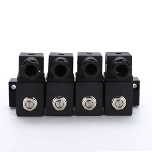 Vanne solénoïde DC24V, type air, haute pression, unidirectionnelle, avec revêtement en caoutchouc, norme nationale - Product Image 1