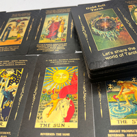 Créez vos propres cartes de tarot Oracle personnalisées, jeu de 78 cartes avec papier d'art, emballage en boîte étanche