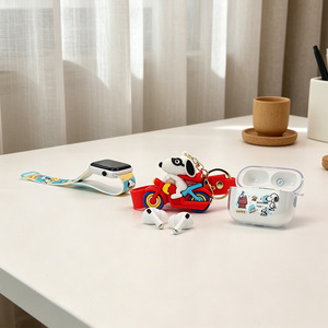 Écouteurs sans fil Bluetooth Snoopy TWS-K161 avec breloque montre, son stéréo double face, étanchéité IPX5, puce Zhongke Lanxun - Product Image 4