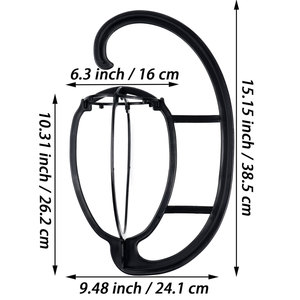 Support de perruque portable en plastique, démontable, pour affichage de chapeaux et de perruques, idéal pour la maison, fabriqué au HENAN - Product Image 3