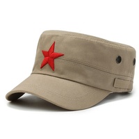Gorra MIO de Estilo Vintage Chino con Estrella Pentagrama Retro, Ajustable, de Alta Calidad para Hombre y Mujer