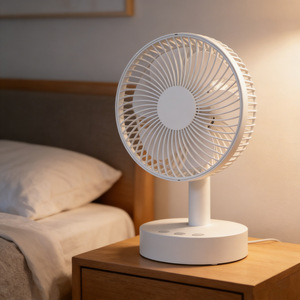 Desktop Fan Rechargeable Silent With Timer Function For Dormitory And Office Use - Product Image 1