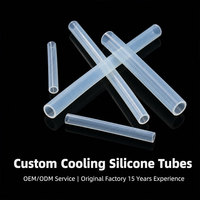 Tuyau en silicone de refroidissement personnalisé, isolation haute température, flexible, pour équipements électroniques à énergie nouvelle, pièces thermiques