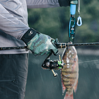 GOLOVEJOY DB68 Gants de pêche pour l'hiver, eau glissante, chaude, anti-coup, convient aux hommes qui attrapent du poisson avec des hameçons ou des leurres.