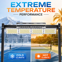 Lampu LED Linear Modul untuk Lapangan Pickleball 600W 720W untuk Arena Olahraga Tenis Padel Luar Ruangan