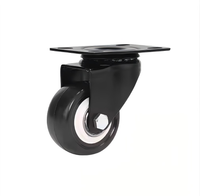 Roulettes pivotantes modernes en PVC de 1,5/2/2,5/3 pouces pour mobilier léger (gym, bureau, chariot, salon) avec frein