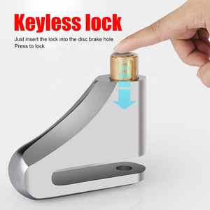 Accessori bici Del Motorino del Motociclo DiscBrake Motore Serratura Della Bicicletta Anti-furto di Blocco Freno A Disco Ruota impermeabile serratura della bicicletta - Product Image 6