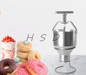 เครื่องทำโดนัทแบบมือหมุน<span class=keywords><strong>เก</strong></span>รดเชิงพาณิชย์ พร้อมตัวจ่ายแป้งแบบสปริง ใช้งานง่ายสำหรับทำโดนัทโฮม<span class=keywords><strong>เมด</strong></span>และโดนัทสำเร็จรูป - Product Image 4