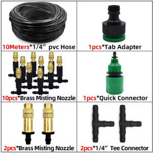 Ensemble de buses d'atomisation réglables en cuivre Sumrain 60-80 mm, outil d'irrigation de jardin à micro-pulvérisation, humidification et refroidissement - Product Image 4
