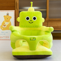 Canapé pour bébé, adorable canapé-lion pour bébé avec dossier, sécurité, mousse antidérapante, chaise longue pour tout-petit, pour salon, chambre à coucher