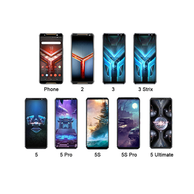 Touch Screen Amoled Display for Asus Rog Phone 2 II 3 Strix 5 5S Pro 5 Ultimate Mobile Phone LCD