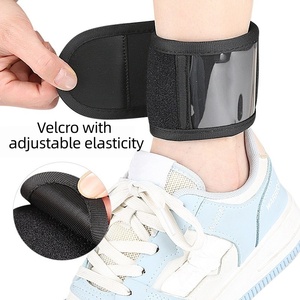 New Adjustable Step Counter Holder Clear PVC Pocket Anti Drop Running Walking Workout Fitness Tracker Pedometer Ankle <b>Strap</b> - Product Image 2