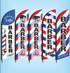 Asta de aluminio de doble cara personalizada, pancarta de peluquero personalizada para publicidad comercial, técnicas de impresión digital - Product Image 4