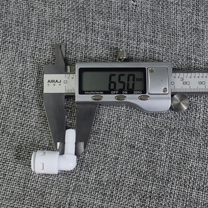 Raccords de filtre à eau, prise en forme de L, coude à connexion rapide de 1 pouce pour système de purification d'eau par osmose inverse - Product Image 3