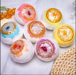 Wholesale Round Sea Salt <strong>Bath</strong> <strong>Bombs</strong> Gift Set Gift Set Relaxing Water Soluble Dyes <strong>Bath</strong> <strong>Bombs</strong> <strong>Mini</strong> Bubble Fizz <strong>Bath</strong> <strong>Bombs</strong> - Product Image 3