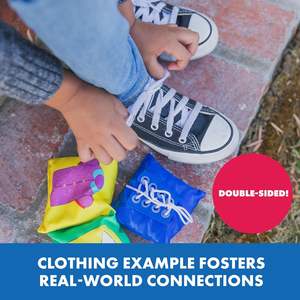 Montessori-Bolsas <span class=keywords><strong>de</strong></span> frijoles para niños <span class=keywords><strong>de</strong></span> 4 años o más, juguetes <span class=keywords><strong>de</strong></span> <span class=keywords><strong>terapia</strong></span> <span class=keywords><strong>ocupacional</strong></span> para atar zapatos - Product Image 5