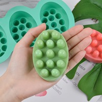 Molde de Silicona UNIMOULD de 4 Cavidades para Jabón y Fondant, Hecho a Mano, Antiadherente, Ecológico, Molde de Silicona para Fondant, Molde para Barra de Chocolate