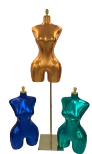 매력적인 마네킹 + 완전히 핀 가능한 원피스 형태 + PU 가죽 패브릭 다채로운 마네킹 + 재산권 마네킹 9013 - Product Image 2