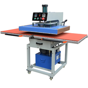 محطة ضغط هيدروليكية مزدوجة من Guangdong آلية لطباعة القمصان آلة ضغط الحرارة لوحة الاستخدام - Product Image 2