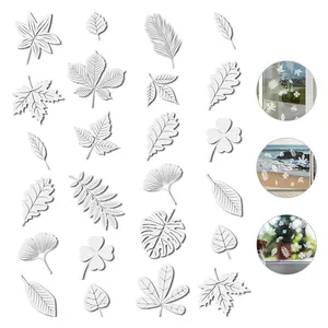 Hummingbird Butterfly Leaf Shape Window Strike Prevention Stickers Anti Collision Window Cling Decal