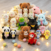 Cartoon dieren 8-inch pluche speelgoed kinderpoppen feestelijke promotionele geschenken fabrikant groothandel voor klauwautomaat arcade prijs