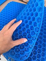 Coussin de siège d'été personnalisé en usine pour le soulagement de la pression TPE douleur au coccyx du dos pour coussin de chaise en gel pour voiture bureau