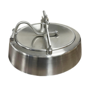 Tapa de acero inoxidable Conan 304 para tubería de 21.5mm, apertura interna sanitaria para equipos de fermentación - Product Image 3