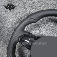 Volant de haute qualité pour Volkswagen Golf Polo Passat CC Jetta Golf R 7 8 6R 8R pour le sport en cuir
