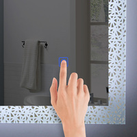 Taida LED éclairé intelligent Anti-buée miroir décor mur salle de bains miroir en verre moderne sur mesure 3 ans CN;GUA 5mm