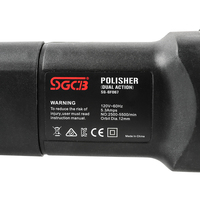 SGCB 12MM doble acción al azar Orbital pulidor de coche 6 velocidad Variable de detallando Buffer con 3In placa de soporte Pad