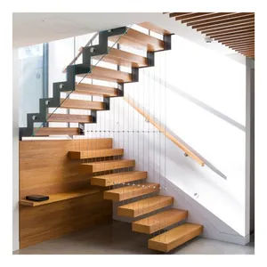 Escalier en fer flottant pour faire des escaliers en bois, jouet pour voiture, populaire, moderne, en acier