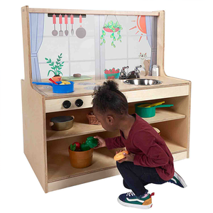 Juego imaginativo Montessori, juego de rol de cocina, juego de madera para guardería, preescolar, preescolar, aula, guardería - Product Image 5