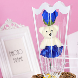 Fleur de savon en forme d'ours, cadeau pour la Fête des Mères, cadeau romantique pour la Saint-Valentin pour petite amie, <span class=keywords><strong>surprise</strong></span> de festival - Product Image 3